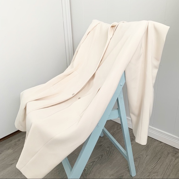 Melanie Lyne Jackie O Ivory coat LARGE - Picture 13 of 13